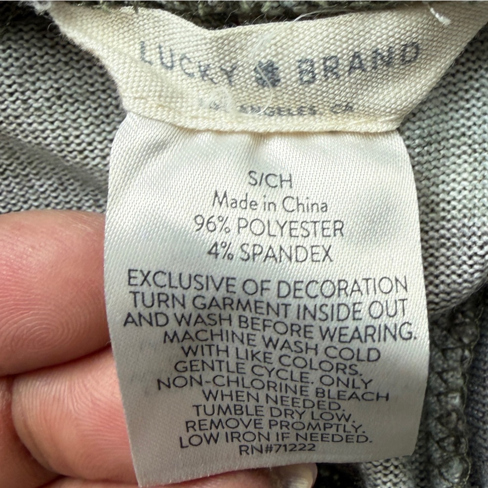 Camouflage LUCKY BRAND  Tank Top and Shorts Set- SMALL - Picture 6 of 6